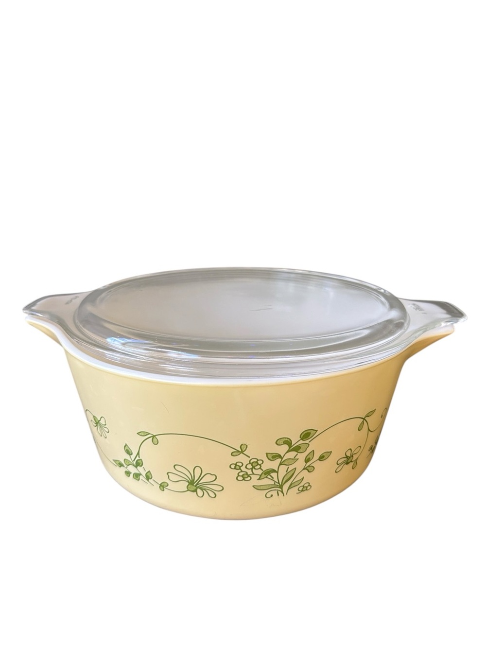 Vintage Pyrex Shenandoah Covered Casserole Dish 2.5 Quart 475-B